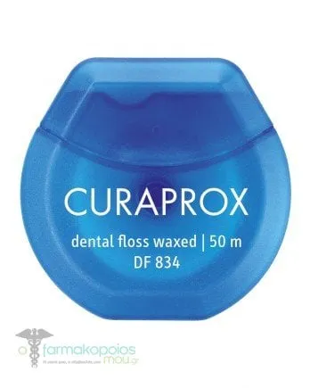 Curaprox DF 834 Dental Floss Waxed 50m, 1pc