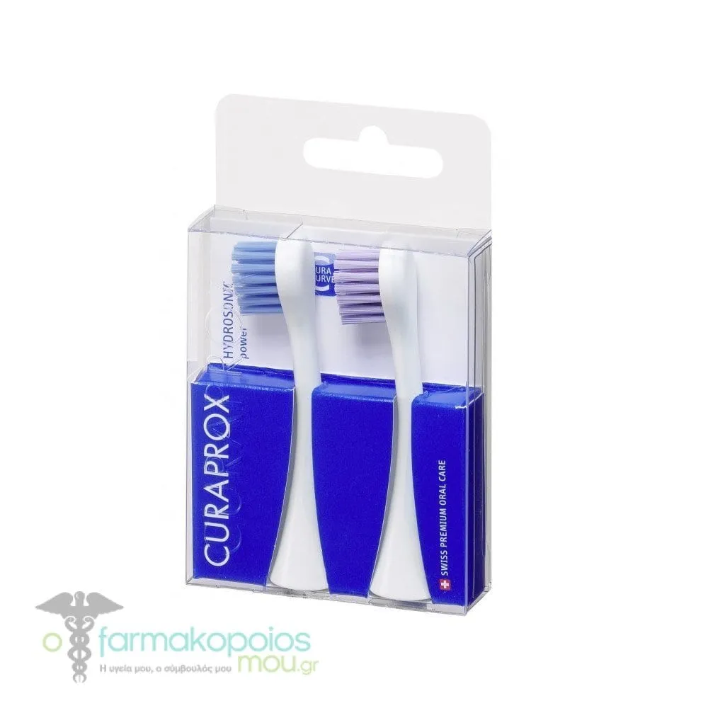 Curaprox Hydrosonic Power Brush Head Replacement, 2pcs