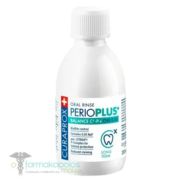 Curaprox Perio Plus Balance CHX 0.05 Mouthwash Balance, 200ml