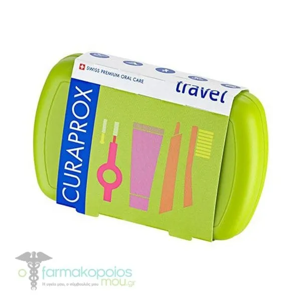 Curaprox Travel Set with Toothpaste, 10ml, Toothbrush, Interdental Brush & Box, 1set - Candy lover