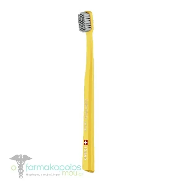 Curaprox Velvet 12460 Ultra Soft Toothbrush, 1pc - Κίτρινο-Γκρί