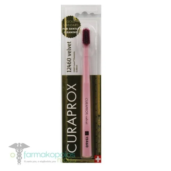 Curaprox Velvet 12460 Ultra Soft Toothbrush, 1pc - Ρόζ-Φούξια