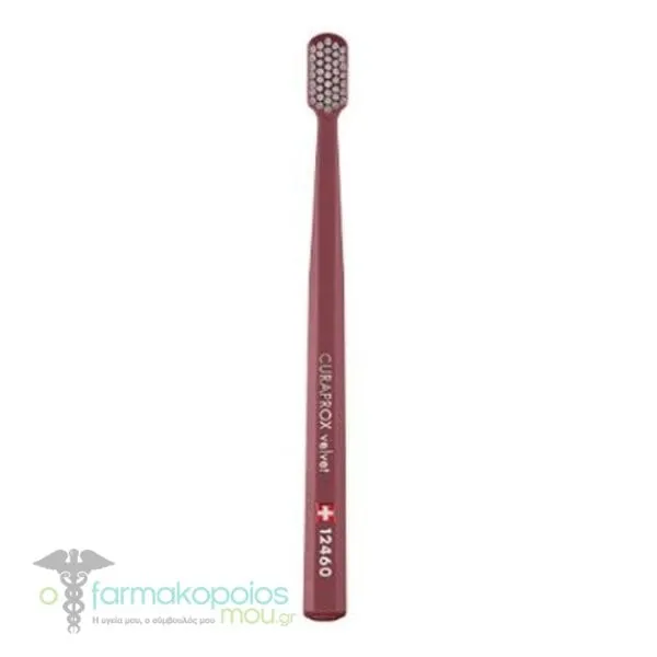 Curaprox Velvet 12460 Ultra Soft Toothbrush, 1pc - Κεραμιδή-Καφέ