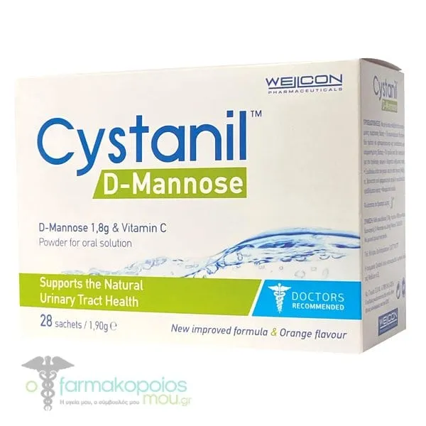 Cystanil D-Mannose, 28sachets x 1.90g