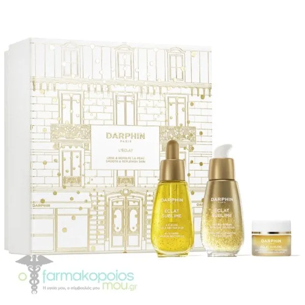 Darphin L'Eclat Promo Sublime 8-Flower Golden Nectar, 30ml, Sublime Dual Rejuvenating Micro-Serum, 30ml, Free Sublime Aromatic Cleansing Balm, 5ml, 1set