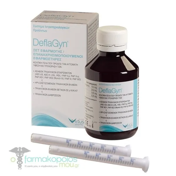 DeflaGyn Vaginal Gel με 2 Εφαρμοστήρες, 150ml