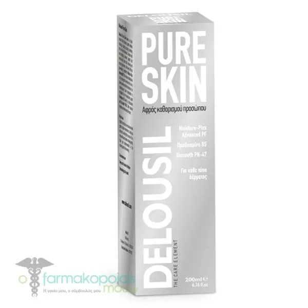 Delousil Pure Skin Face Cleansing Foam, 200ml