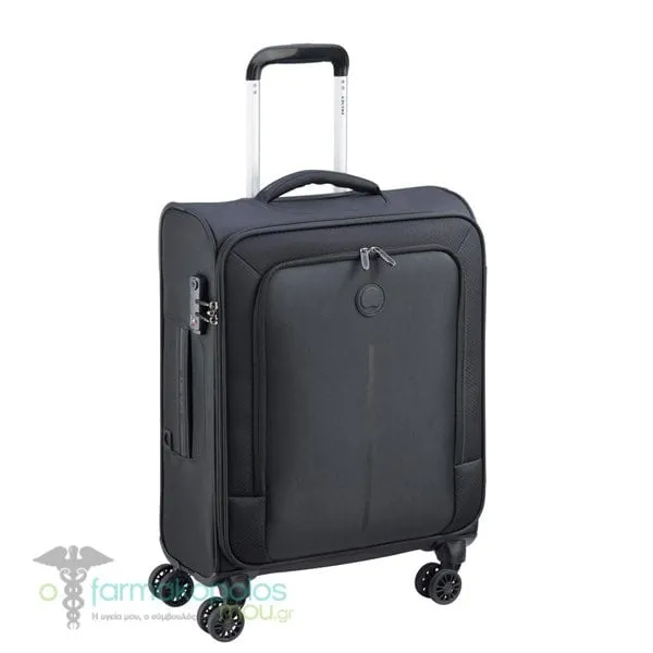 Delsey Caracas Cabin Suitcase 55x40x20cm, 1pc - BLACK