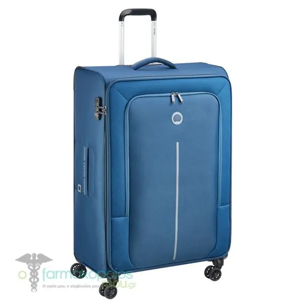 Delsey Caracas Suitcase Soft Large 78x50x30cm, 1pc - BLUE