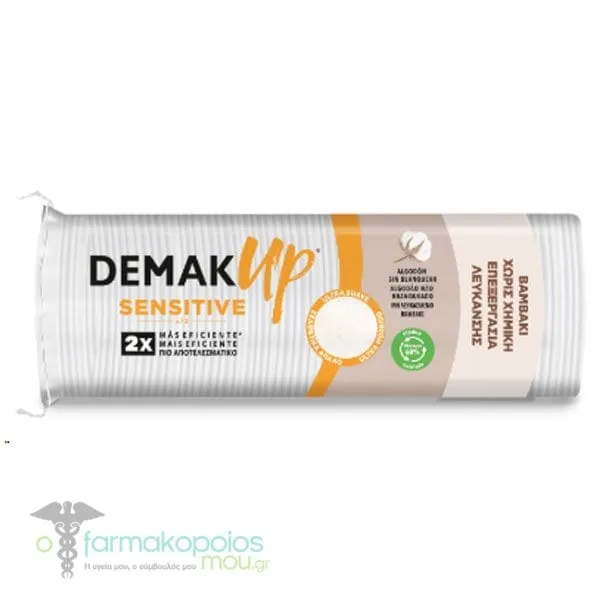 DemakUp Sensitive Silk Discs Δίσκοι Ντεμακιγιάζ, 72τεμ