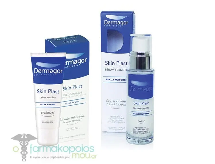 Dermagor Promo (-30%) Skin Plast Firming Serum, 30ml & Anti-Aging Cream Mature Skin, 40ml, 1set