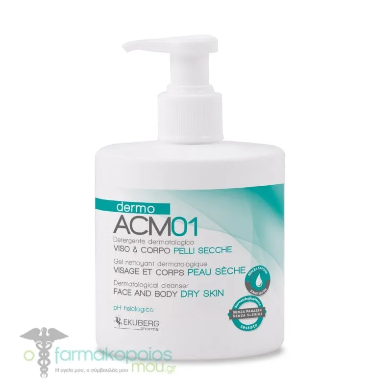Dermo ACM01 Face & Body Cleanser for Dry Skin, 300ml
