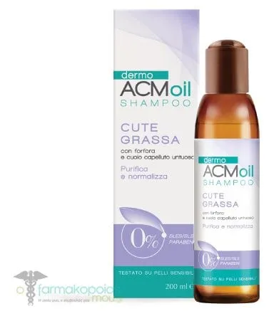 DermoACMoil Shampoo for Oily Scalp, 200ml