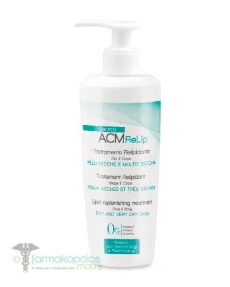 DermoACMReLip Lipid Replenishing Treatment Face & Body for Dry & Very Dry Skin, 300ml