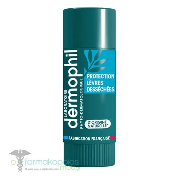 Dermophil Dry Lips Protection Organic Lip Stick, 4gr