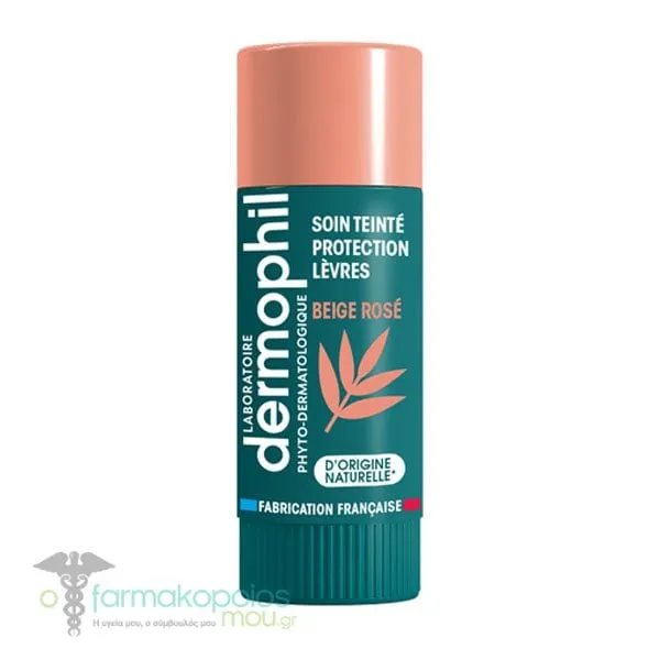 Dermophil Tinted Protective Lip Balm Beige Rose, 4gr