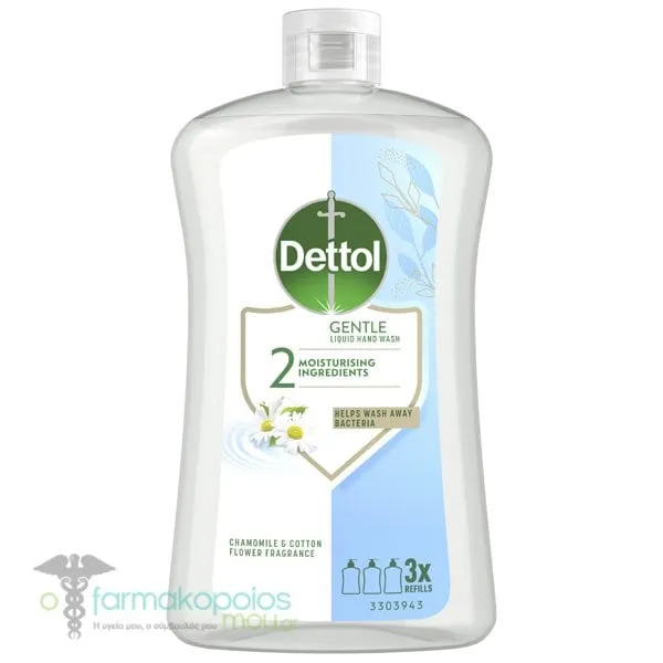 Dettol Ανταλλακτικό Υγρό Κρεμοσάπουνο με Άρωμα Χαμομήλι, 750ml