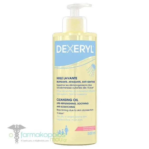 Dexeryl Cleansing Oil for Face & Body, 500ml