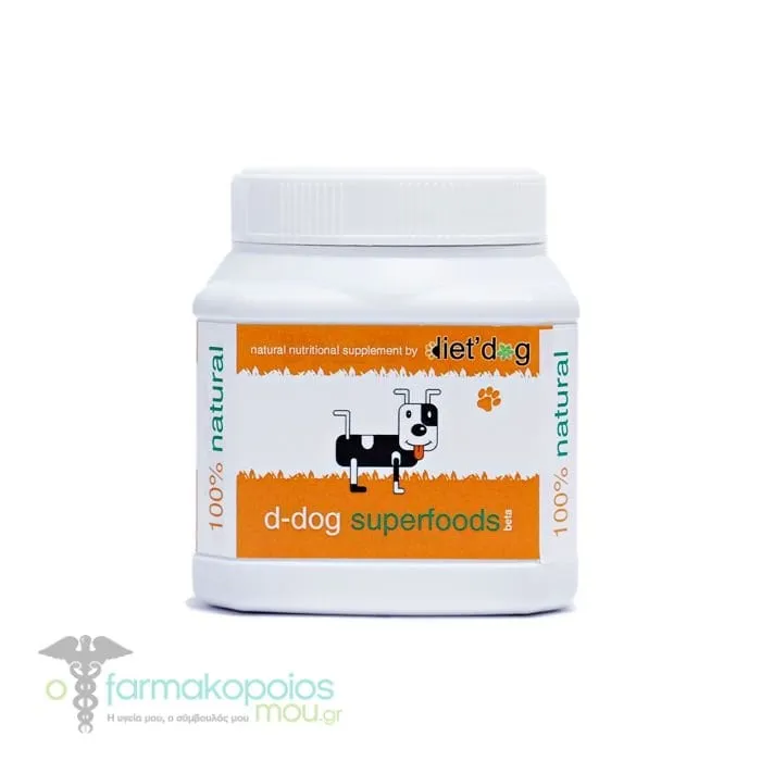 Diet Pet D-Dog Superfoods Beta, 180gr