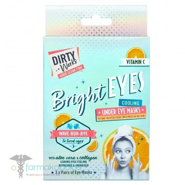 Dirty Works Bright Eyes Under Eye Masks, 6pcs