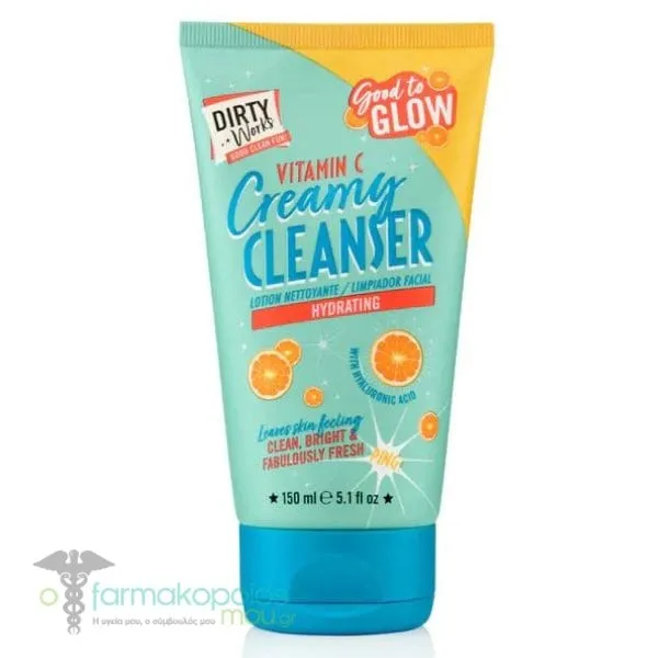 Dirty Works Good To Glow Vitamin C Creamy Cleanser, 150ml