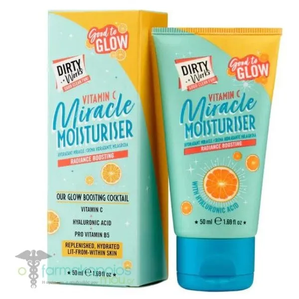 Dirty Works Good To Glow Vitamin C Miracle Moisturiser, 50ml