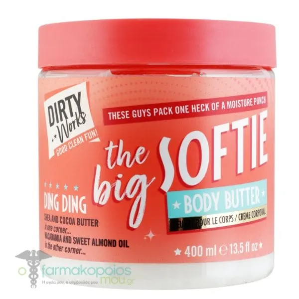 Dirty Works The Big Softie Body Butter Shea & Cocoa Butter, 400ml