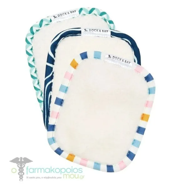 Dock & Bay Reusable Makeup Remover Pads, 3pcs
