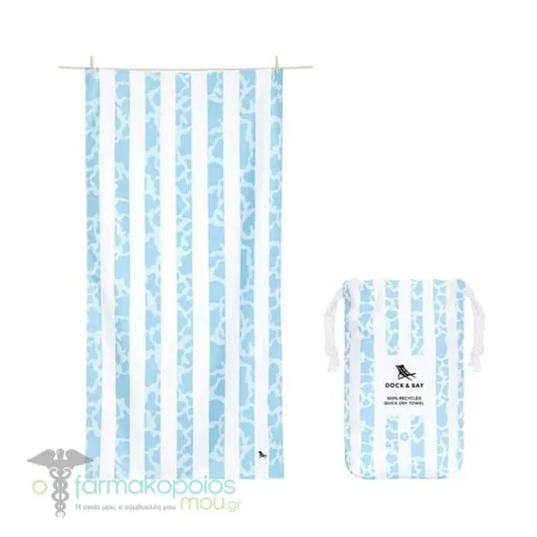 Dock & Bay Quickdry Πετσέτα Θαλάσσης (200x90cm), 1τεμ