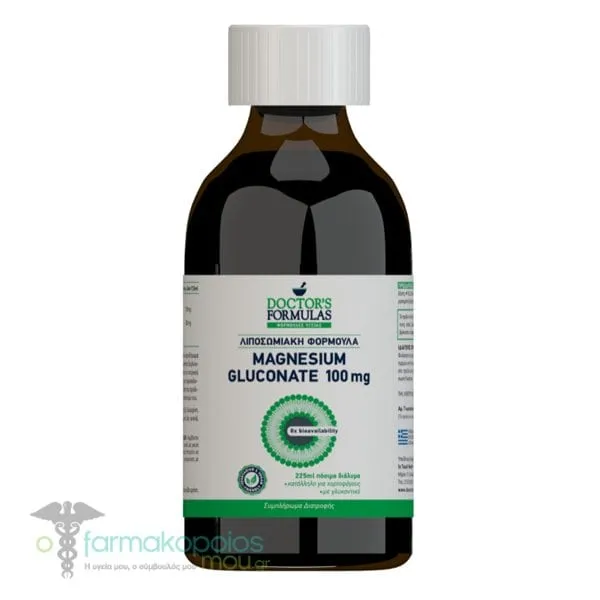 Doctor's Formulas Magnesium Gluconate 100mg, 225ml