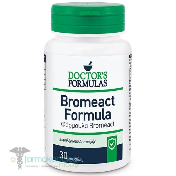 Doctors Formulas Bromeact Formula, 30caps
