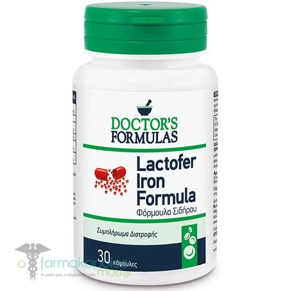 Doctors Formulas Lactofer Iron Formula, 30caps