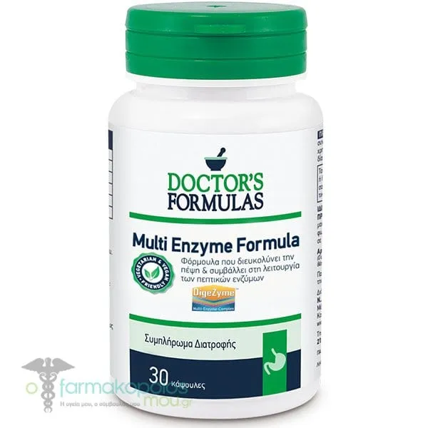 Doctors Formulas Multi Enzyme Formula, 30caps