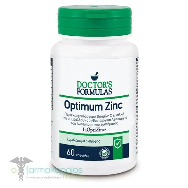 Doctors Formulas Optimum Zinc, 60caps