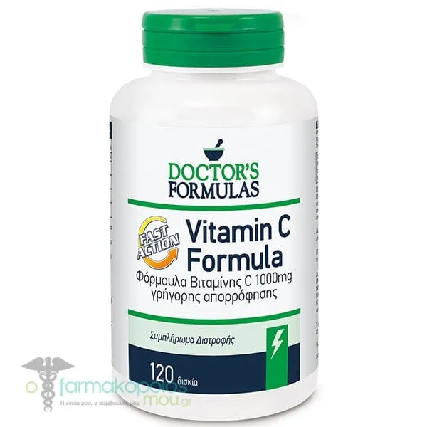 Doctors Formulas Vitamin C Formula Fast Action 1000mg, 120tabs