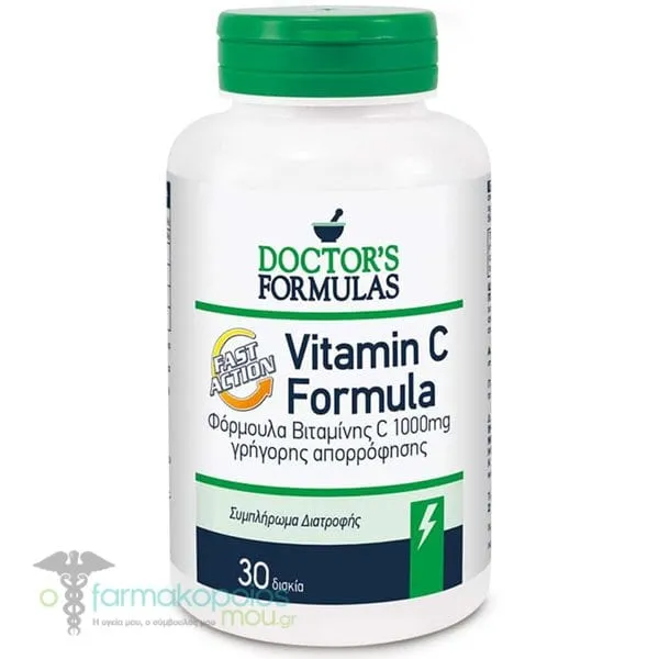 Doctors Formulas Vitamin C Formula Fast Action 1000mg, 30tabs