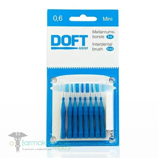 Doft Travel Interdental Brushes 0.6mm, 8pcs