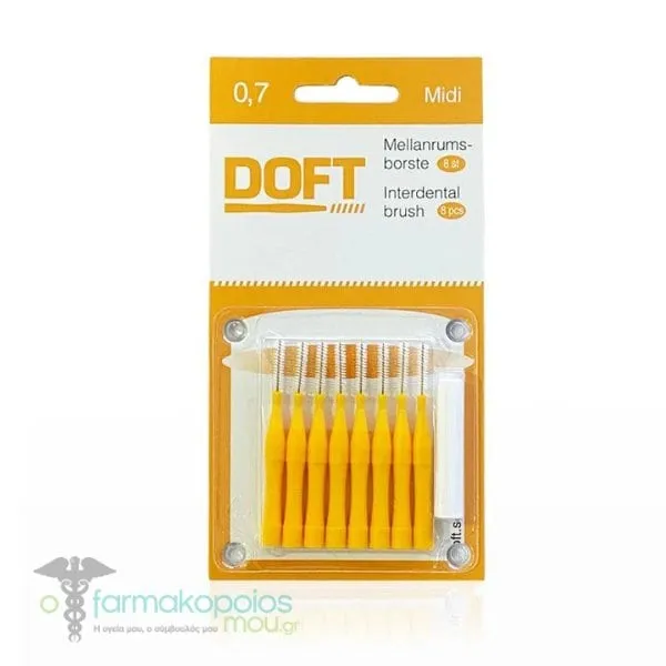 Doft Travel Interdental Brushes 0.7mm, 8pcs