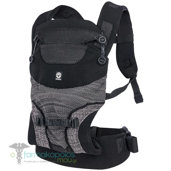 Dooky 3-Seater Baby Carrier Black Terra Nova 0-3y, 1pc