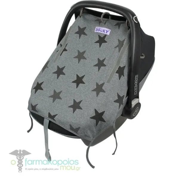 Dooky Sun Protection Gray Stars UPF50+, 1pc