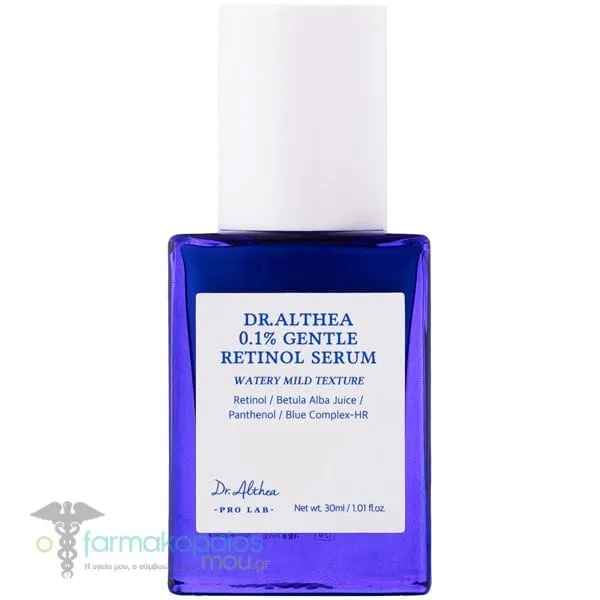 Dr. Althea 0.1% Gentle Retinol Serum Αντιρυτιδικός Ορός, 30ml