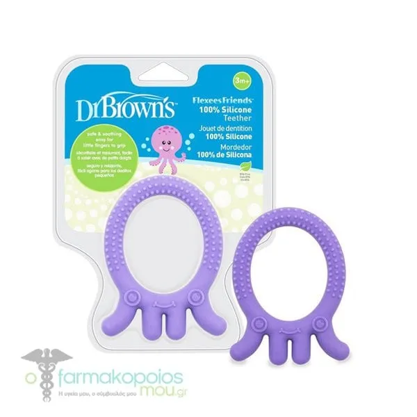 Dr. Browns Silicone Teether Octopus 3m+ (21/TE006), 1pc