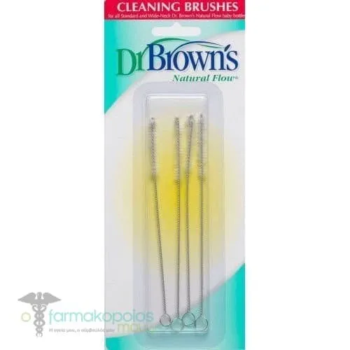 Dr. Brown's 620 Cleaning Brushes for All Dr. Brown's Baby Bottles, 4pcs