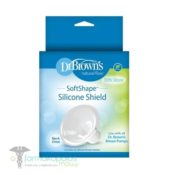Dr. Brown's Soft Shape Silicone Shield (BF 116) 21mm Size A, 2pcs