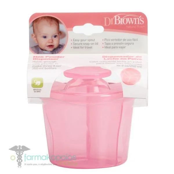 Dr. Brown's Milk Powder Dispenser AC 038 Pink, 1pc