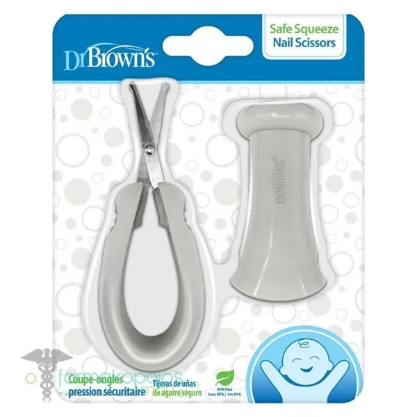 Dr. Brown's Safe Squeeze Nail Scissors (HG087), 1pc