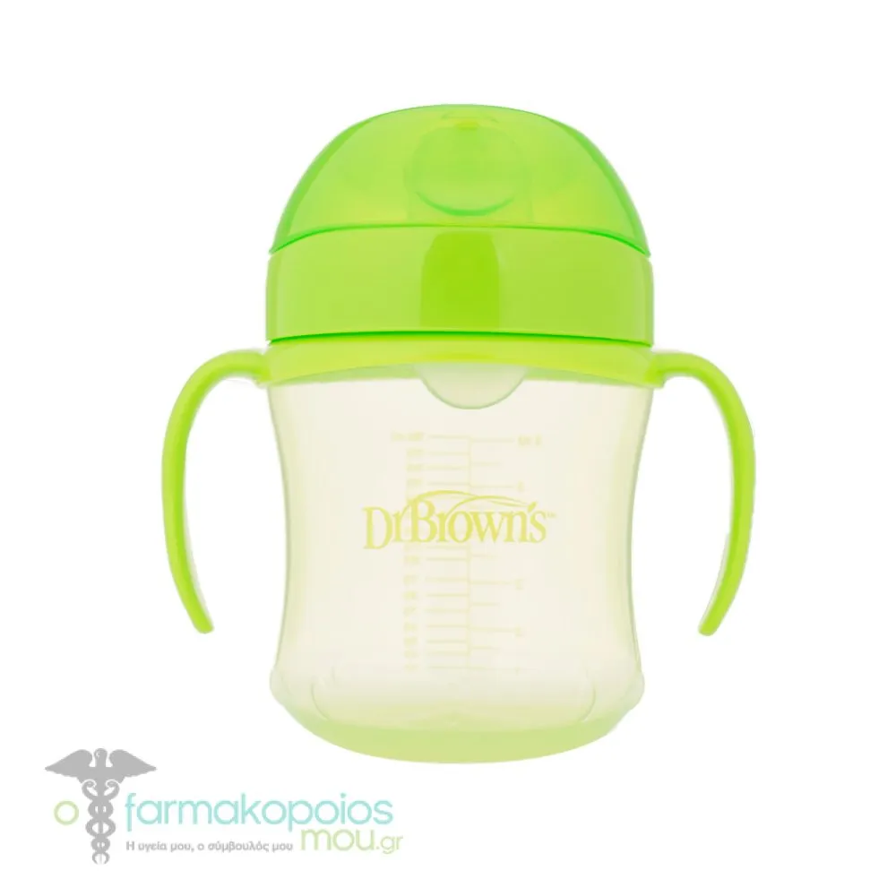 Dr. Brown's (TC 61001) Soft-Sprout Transition Cup, 180ml - Πρασινο