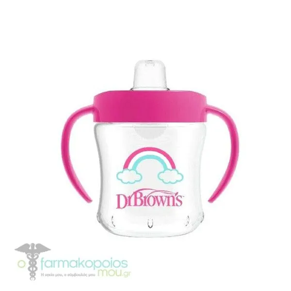 Dr. Brown's (TC 61001) Soft-Sprout Transition Cup, 180ml - Φούξια