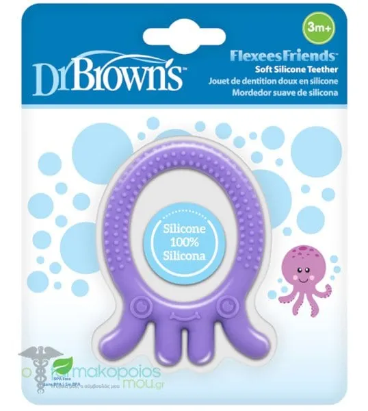 Dr. Browns Κρίκος Οδοντοφυΐας Χταπόδι για Μωρά 3m+, 1τεμ