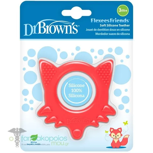Dr. Browns Κρίκος Οδοντοφυΐας Αλεπού 3m+, 1τεμ